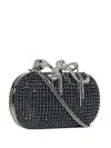 Self-portrait Crystal-embellished Clutch Bag