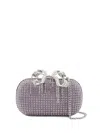 Self-portrait Chainmail Crystal-embellished Clutch