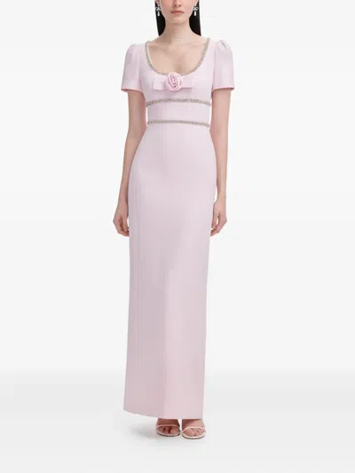 SELF-PORTRAIT CRYSTAL-EMBELLISHED DRESS