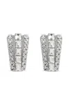 Self-portrait Self Portrait 'multi Crystal' Earrings In Metallic