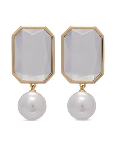 SELF-PORTRAIT CRYSTAL-EMBELLISHED EARRINGS