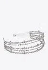Self-portrait Hair Accessories With Multi-row Design And Rhinestone Embellishments