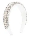 Self-portrait Crystal-embellished Headband In Metallic