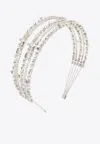 Self-portrait Crystal-embellished Headband