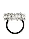 Self-portrait Crystal-embellished Headband In Metallic