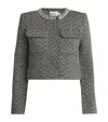 Self-portrait Embellished Jacket In Black