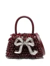 Self-portrait Crystal-embellished Mini Bag