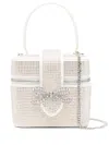 Self-portrait Crystal-embellished Mini Bag