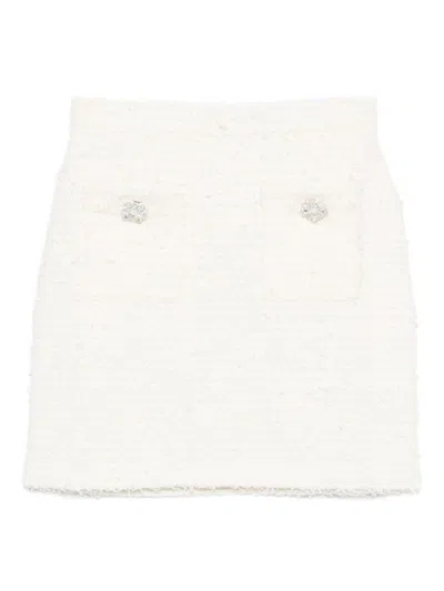 SELF-PORTRAIT SELF-PORTRAIT CRYSTAL EMBELLISHED MINI SKIRT