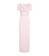 Self-portrait Crystal-embellished Rose Maxi Dress In Pink