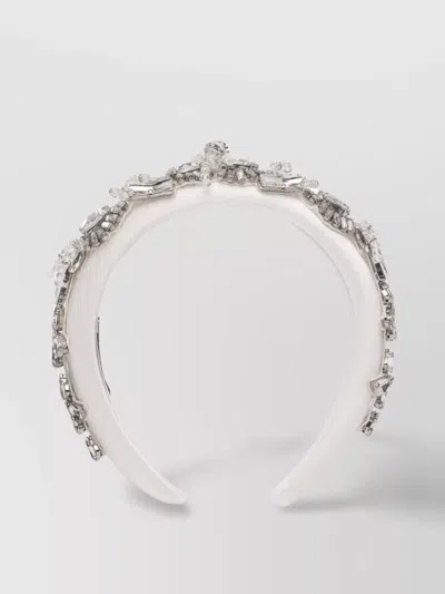 SELF-PORTRAIT CRYSTAL EMBELLISHED SATIN HAIR ACCESSORIES