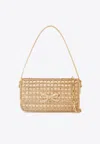Self-portrait Crystal-embellished Shoulder Bag