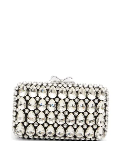 Self-portrait Crystal-embellishment Clutch Bag In Multi