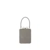 Self-portrait Crystal-embellished Fishnet Top Handle Bag In Silver