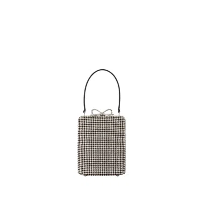 SELF-PORTRAIT SELF-PORTRAIT CRYSTAL FISHNET BAG - SYNTHETIC - SILVER