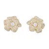 Self-portrait Crystal Flower Earrings