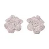 Self-portrait Crystal Flower Earrings