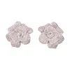 Self-portrait Crystal Flower Earrings