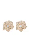 Self-portrait Crystal Flower Earrings