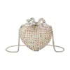 Self-portrait Crystal Heart Clutch