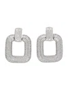Self-portrait Crystal Knocker Earring In Gold