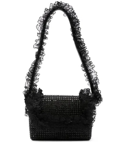 SELF-PORTRAIT SELF-PORTRAIT CRYSTAL LACE DETAIL BAG