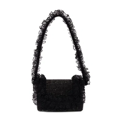 SELF-PORTRAIT SELF-PORTRAIT CRYSTAL LACE DETAIL BAG