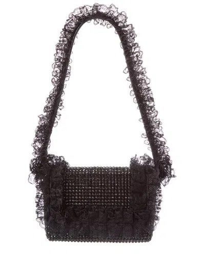 Self-portrait Crystal Lace Detail Shoulder Bag