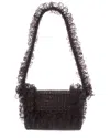 Self-portrait Crystal Lace Detail Shoulder Bag