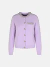 Self-portrait 'crystal' Lilac Viscose Blend Sweater