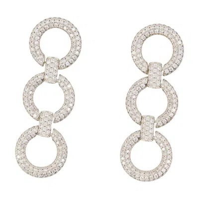 SELF-PORTRAIT SELF-PORTRAIT CRYSTAL LINK EARRINGS