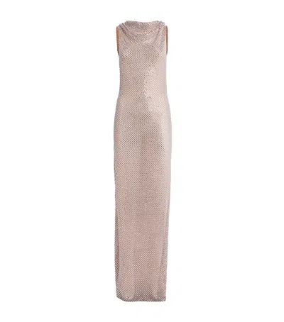 Self-portrait Crystal Maxi Dress