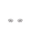 Self-portrait Self Portrait Women Crystal Micro Bow Earrings