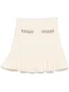 Self-portrait Crystal-embellished Mini Skirt