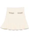 Self-portrait Crystal-embellished Mini Skirt