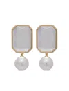 Self-portrait Crystal Pearl Tiered Earrings Accessories