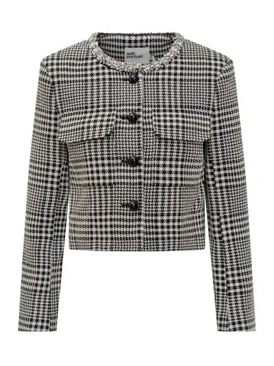 SELF-PORTRAIT SELF-PORTRAIT CRYSTAL TRIM JACKET