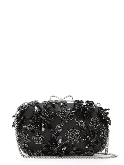 SELF-PORTRAIT CRYSTALS CLUTCH BAG