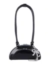 Self-portrait Curved Charm Shoulder Bag