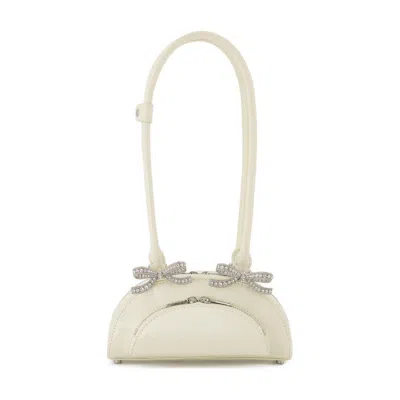 Self-portrait Curved Mini Shoulder Bag In Multi