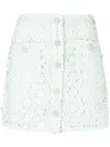 雏菊蕾丝细节迷你半身裙