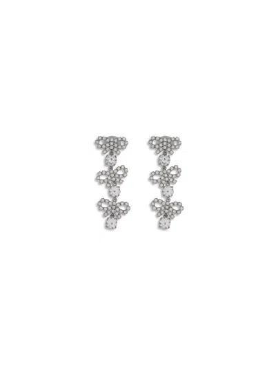 SELF-PORTRAIT DANGLING EARRINGS WITH BOWS