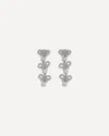 Self-portrait Women Dangling Earrings With Bows In Black