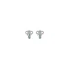 Self-portrait Women Dangling Earrings With Bows In Metallic