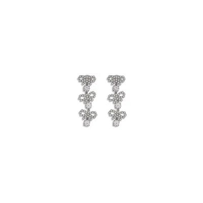 SELF-PORTRAIT DANGLING EARRINGS WITH WOMEN'S BOWS