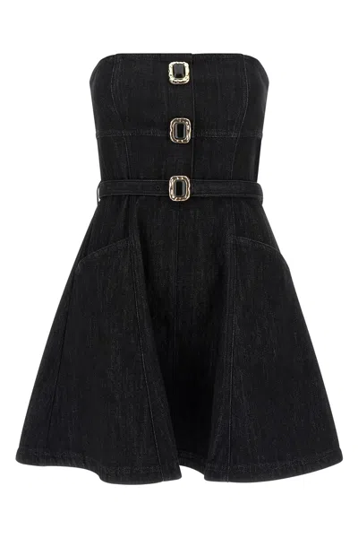 SELF-PORTRAIT DENIM DRESS