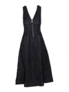 Self-portrait Denim Midi Dress