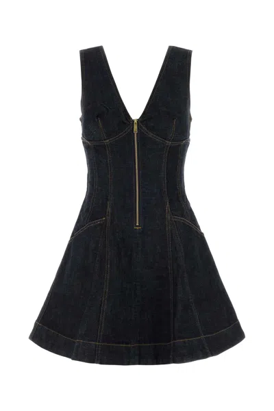 Self-portrait Denim Mini Dress