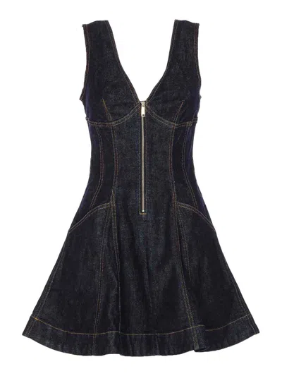 Self-portrait Denim Mini Dress