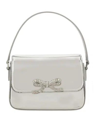 Self-portrait Dpp-micro Handbag In Silver